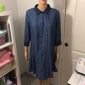 Modcloth Esley Navy Dress